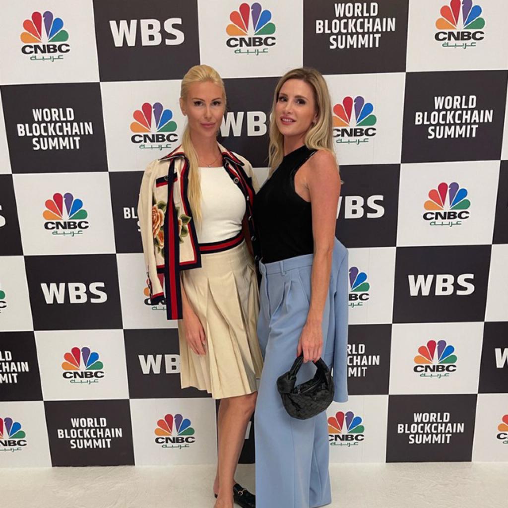 Irina Jad and Anna Ivanko at event in Dubai