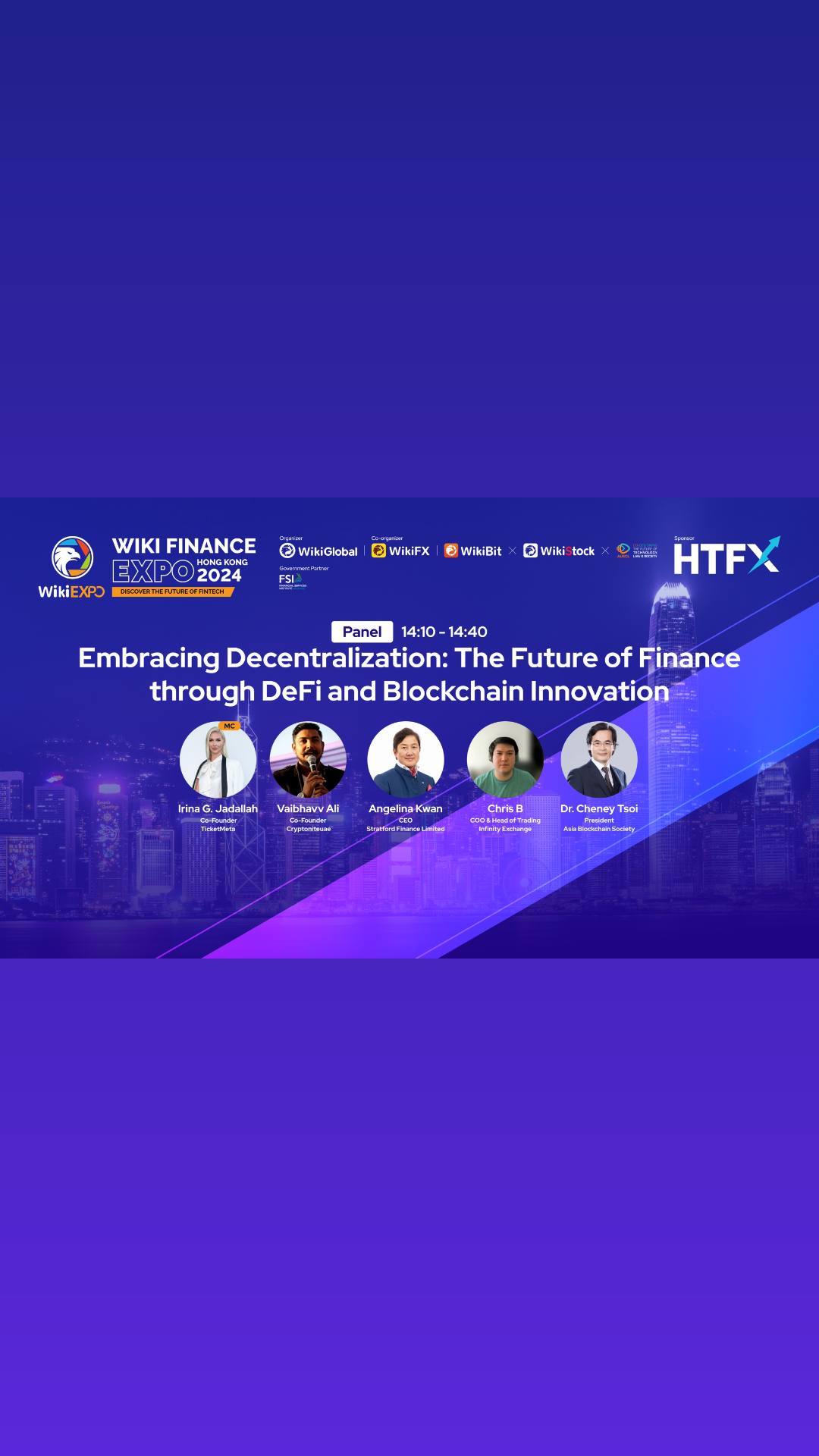 Irina Jad at conference - fake presentations